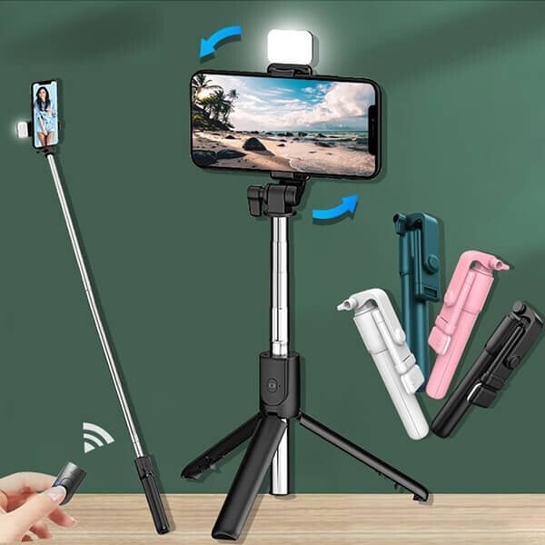 6 in 1 Wireless Bluetooth Selfie Stick