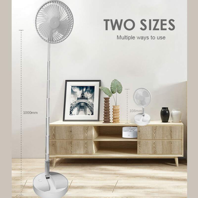 Telescopic Folding USB Charging Fan