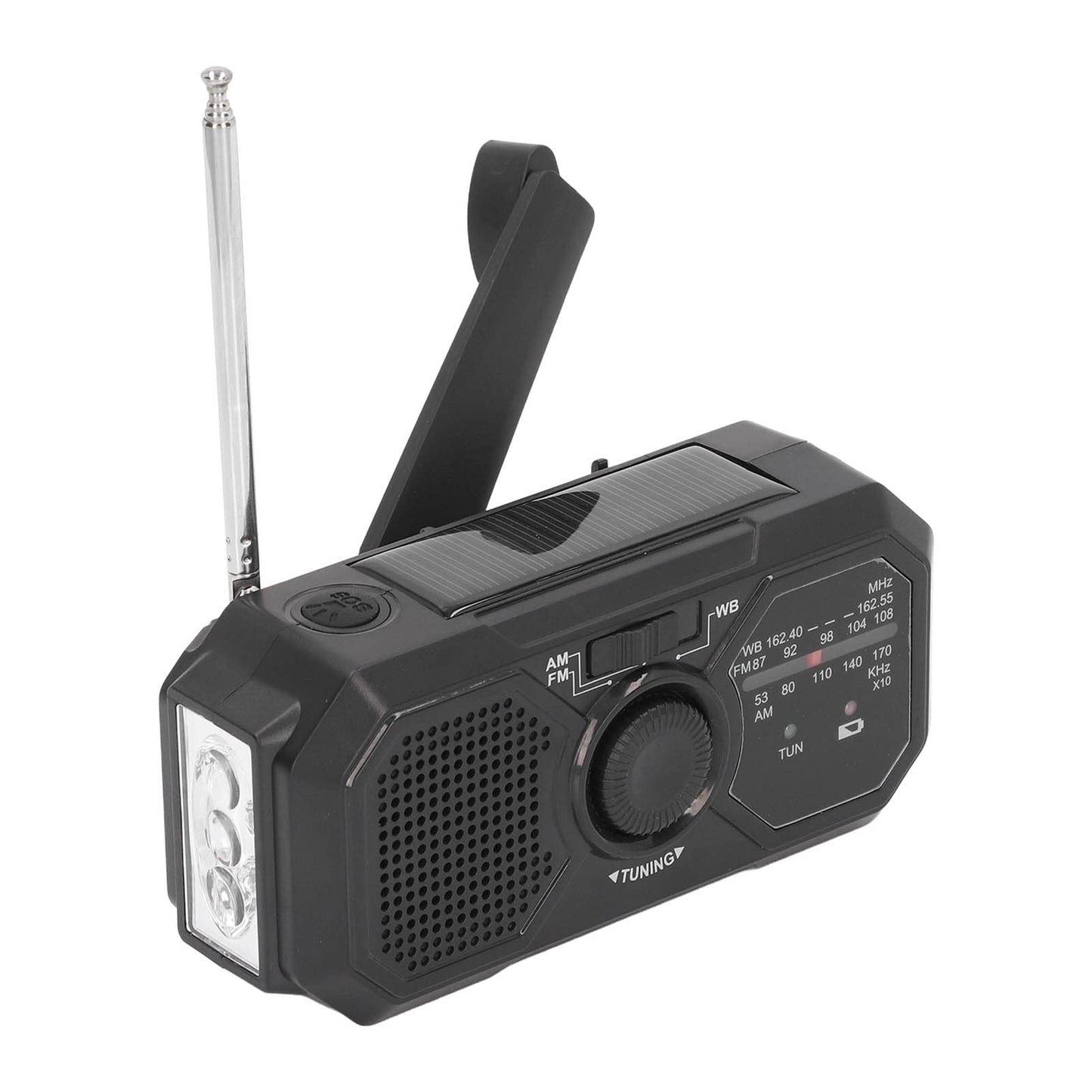 Notfall-Solar-Handkurbel-AM/FM/NOAA-Wetterradio