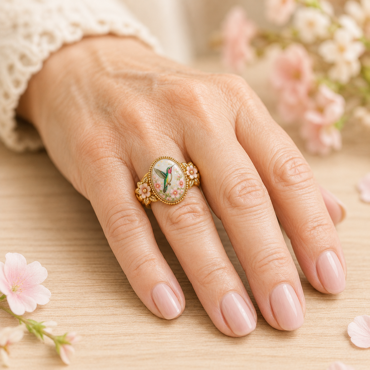 💖 Love • Peace • New Beginnings 🕊️ | 2026 Hummingbird Ring