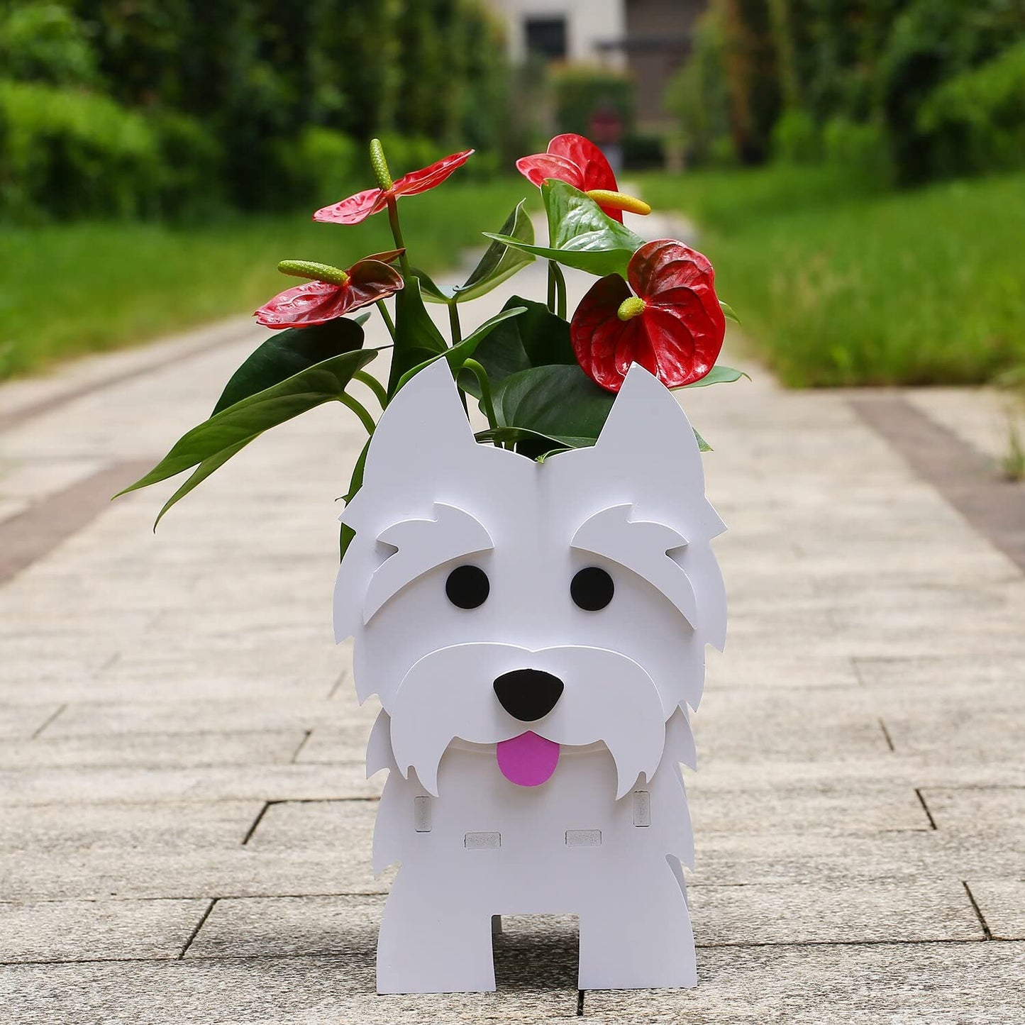 Garten-Hunde-Pflanztopf