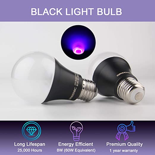 Ampoule UV LED lumière noire
