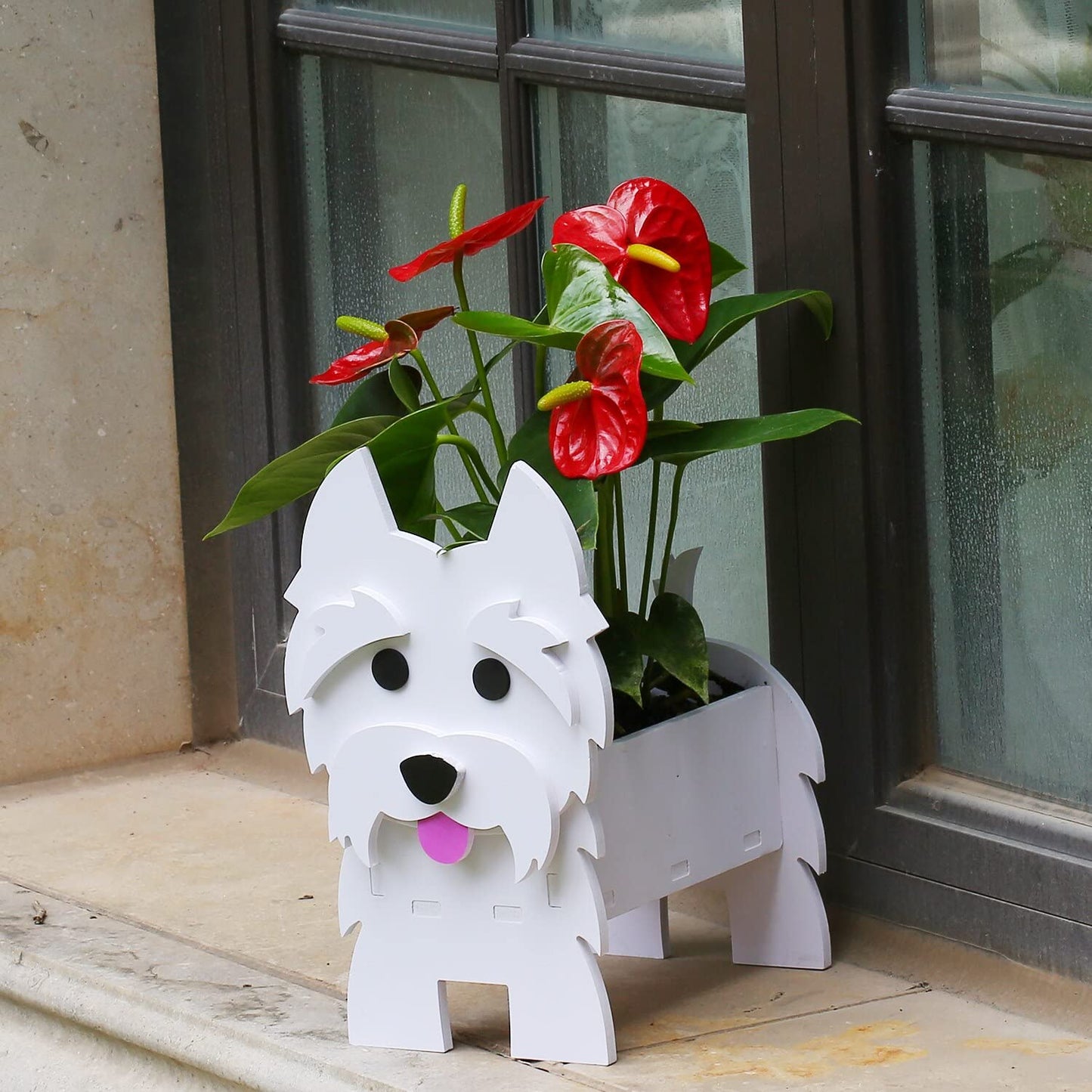 Garten-Hunde-Pflanztopf