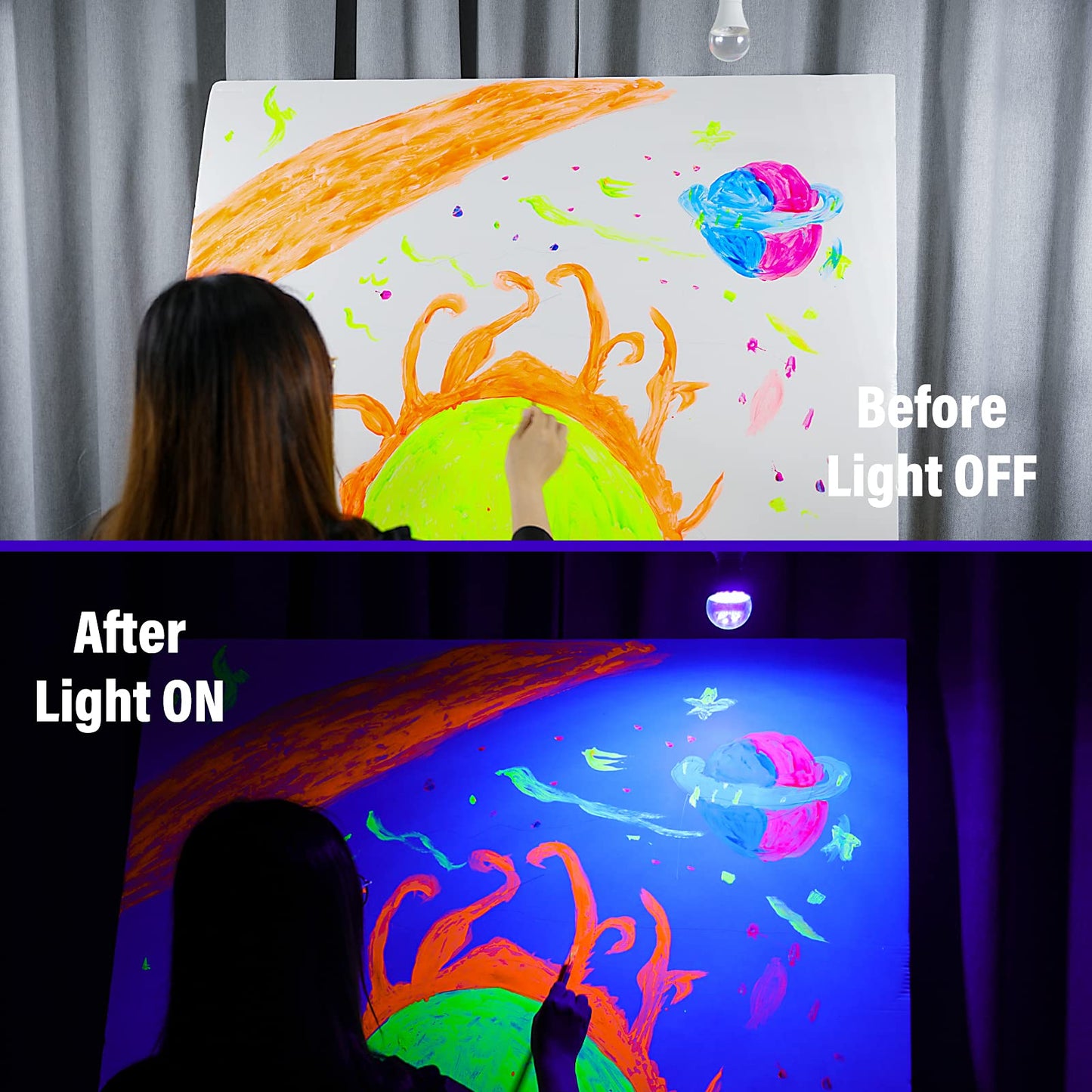 Ampoule UV LED lumière noire