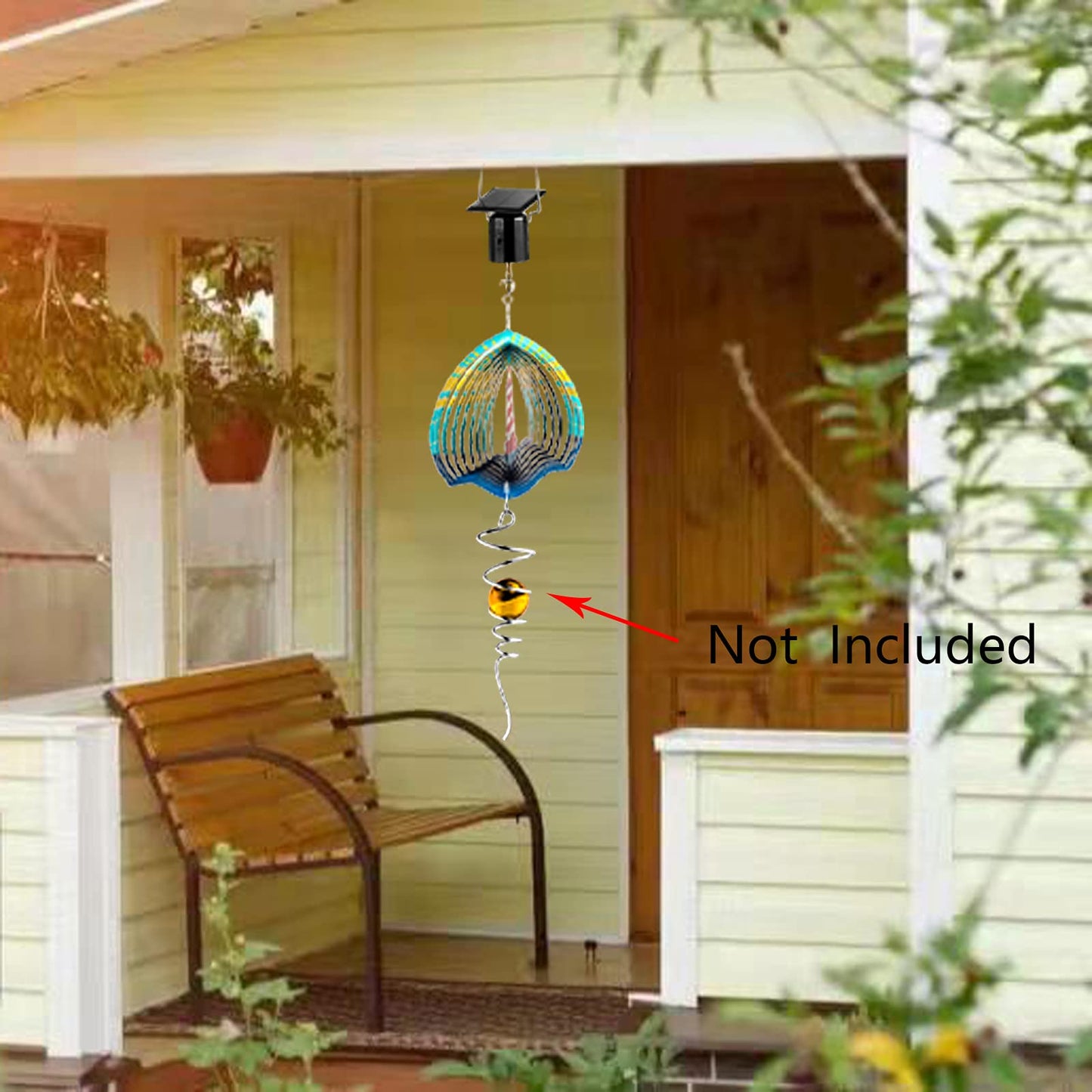 Solarbetriebener Windspielmotor