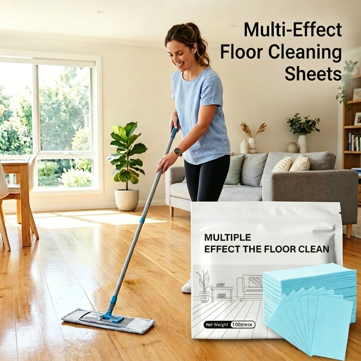 Multi-Effect Floor Cleaning Sheets