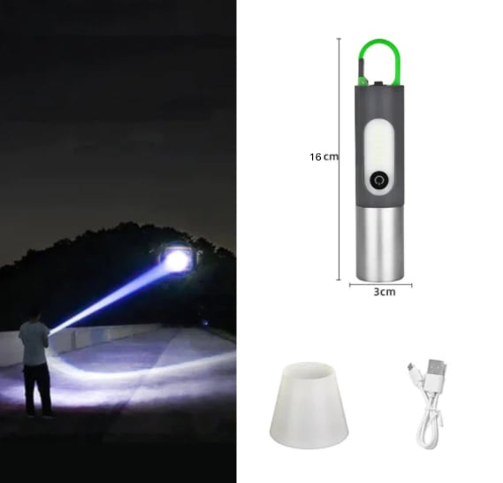 Lampe de poche DEL zoomable