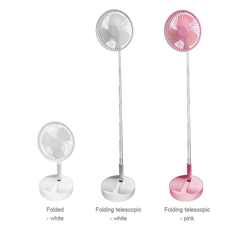 Telescopic Folding USB Charging Fan