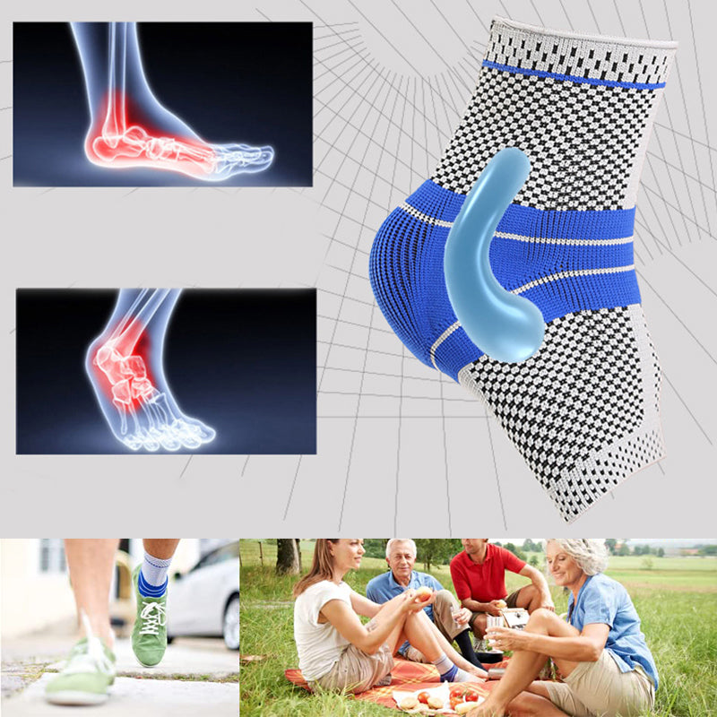 MODERATE - SPORT Knöchelkompressionsbandage mit viskoelastischen Polstern