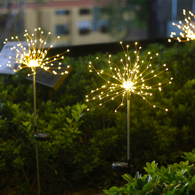 Solar Outdoor Waterproof Yard Fireworks Light - 150 LED Solar Light Depot 