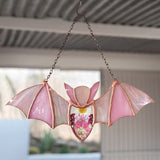 Bat Stained Glass Light Catcher Window Hanging