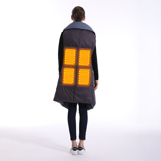 Multifunktionale Heizdecke Winter neue Heizweste Outdoor warme elektrische Schulterdecke