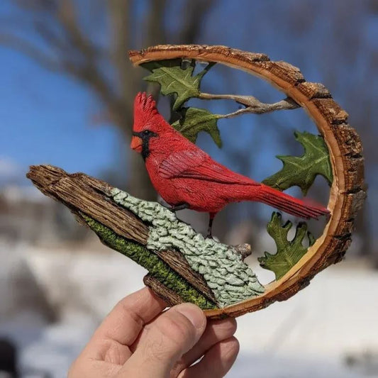 SheremArt Vibrant Cardinal