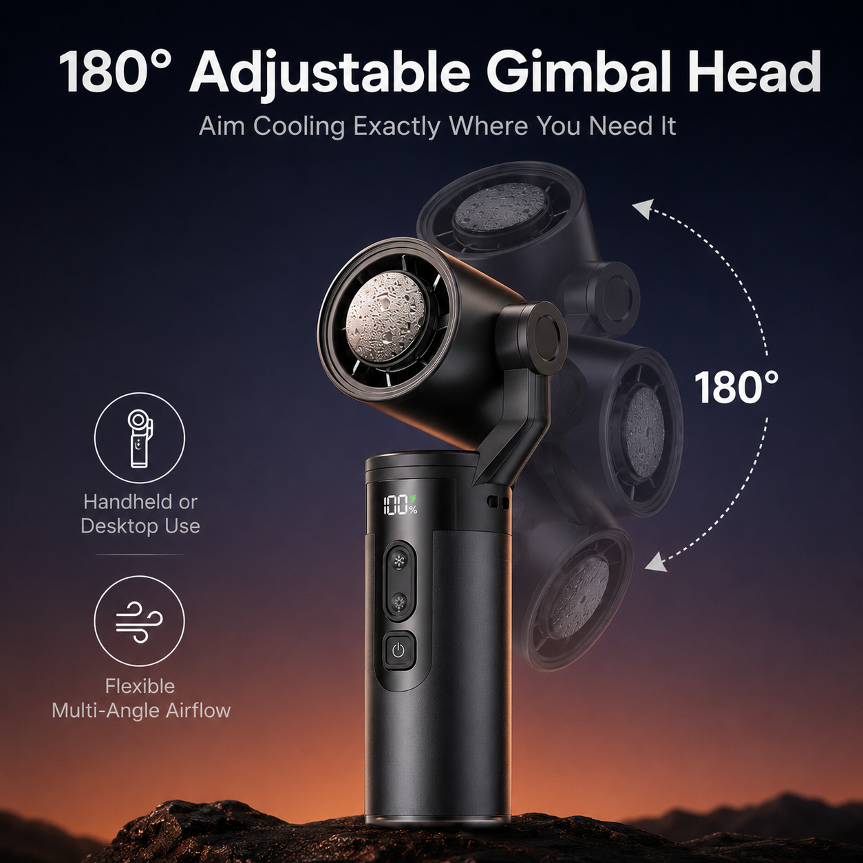 Pocket Gimbal Handheld Fan