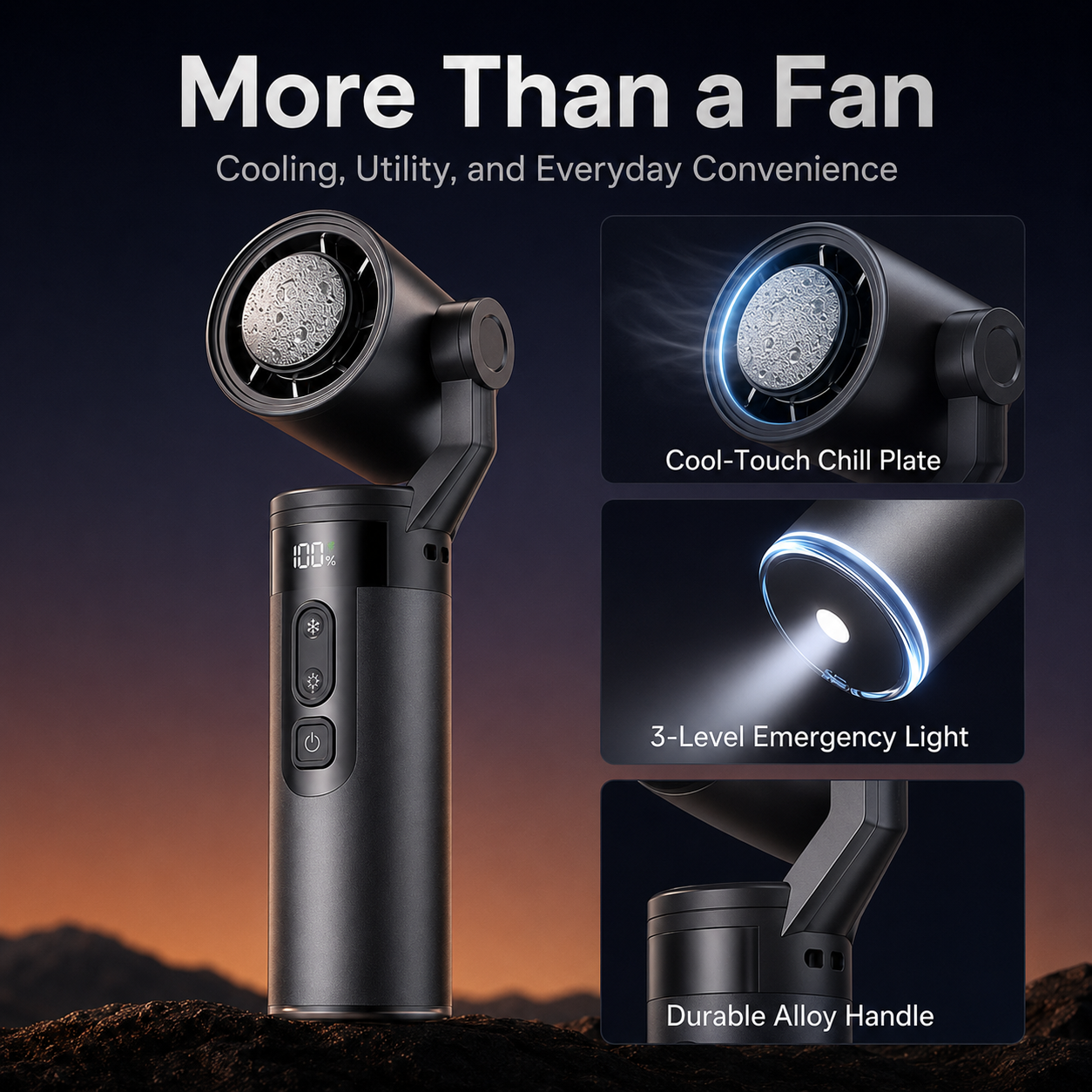 Pocket Gimbal Handheld Fan