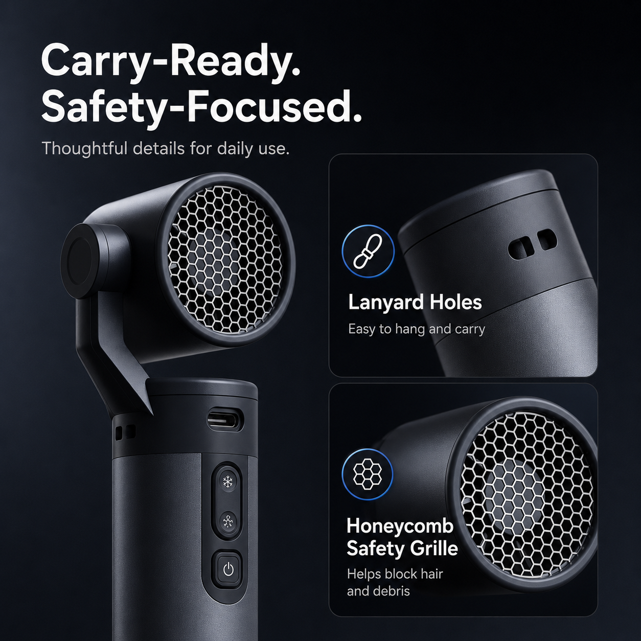Pocket Gimbal Handheld Fan