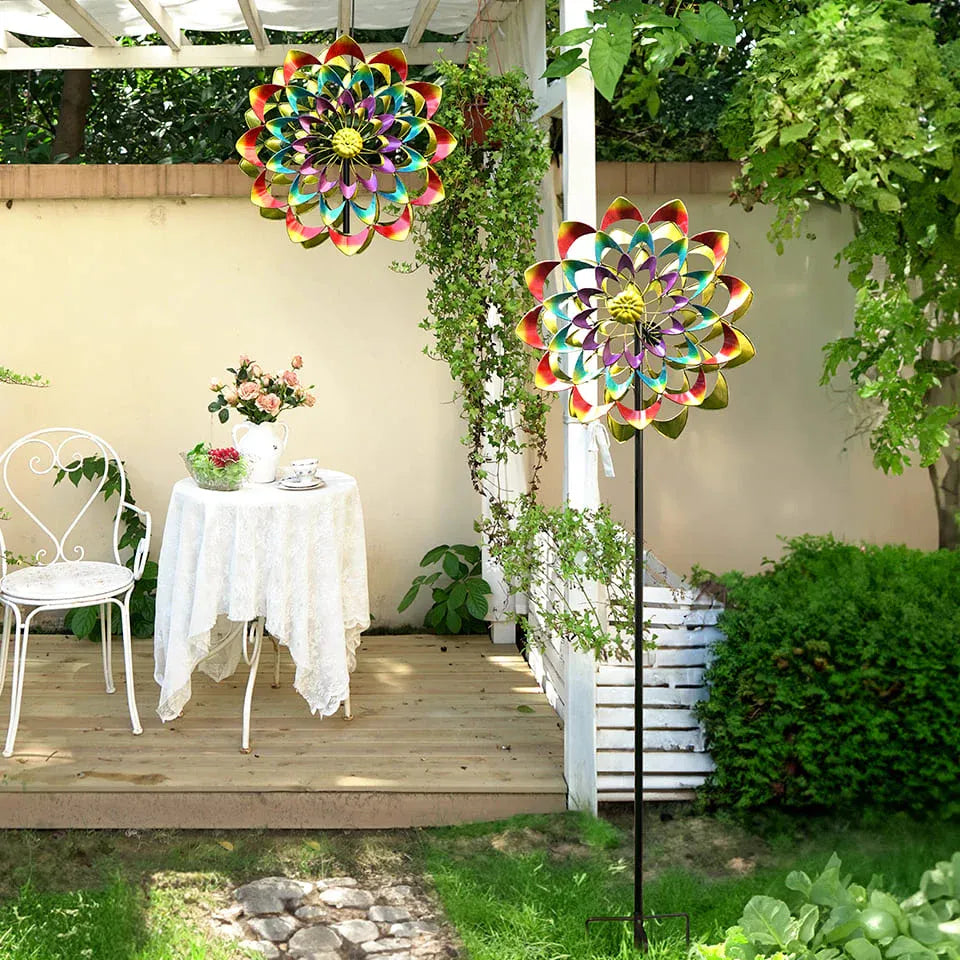 Sherem Blumen Metall Windspiel