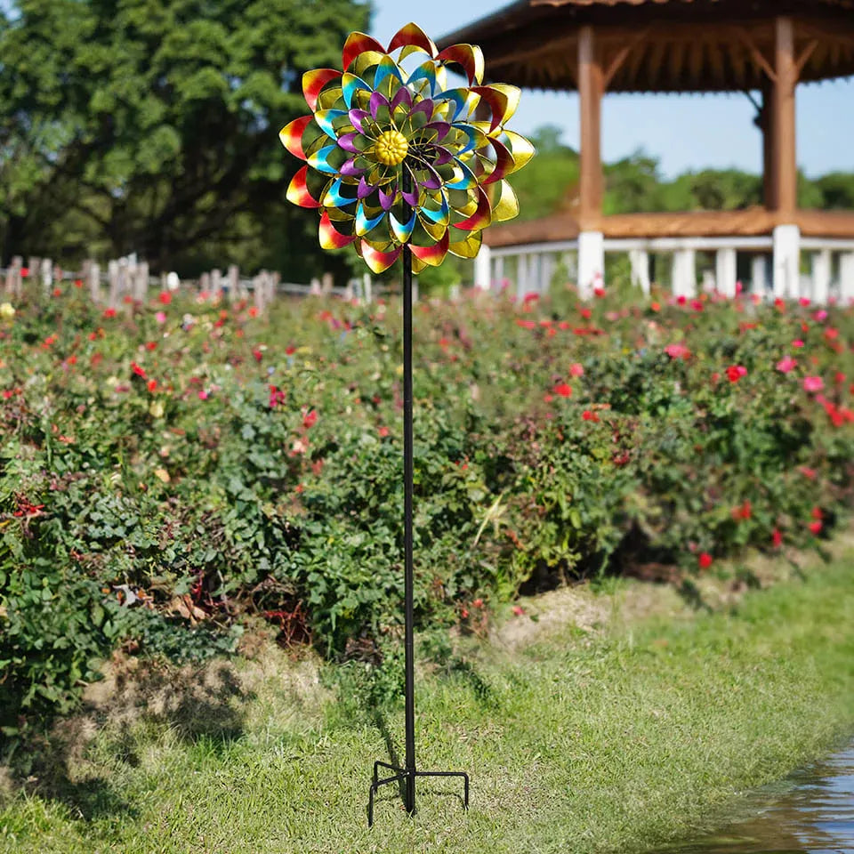 Sherem Blumen Metall Windspiel