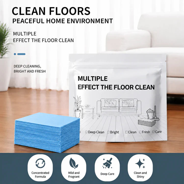 Multi-Effect Floor Cleaning Sheets