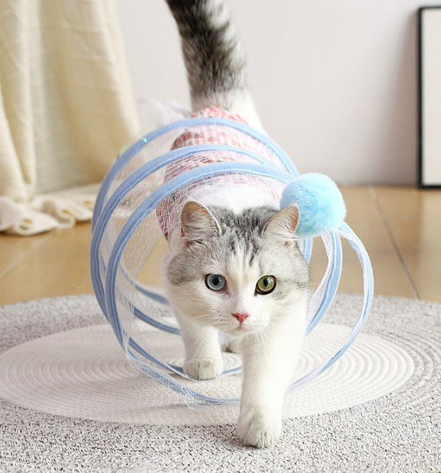 Joyhnny Pawspring Cat Tunnel
