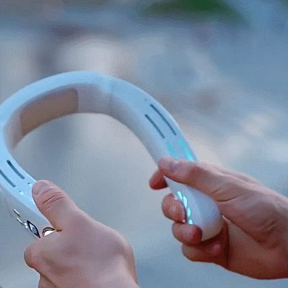 Portable Neck Air Conditioner Fan with TEC Cooling