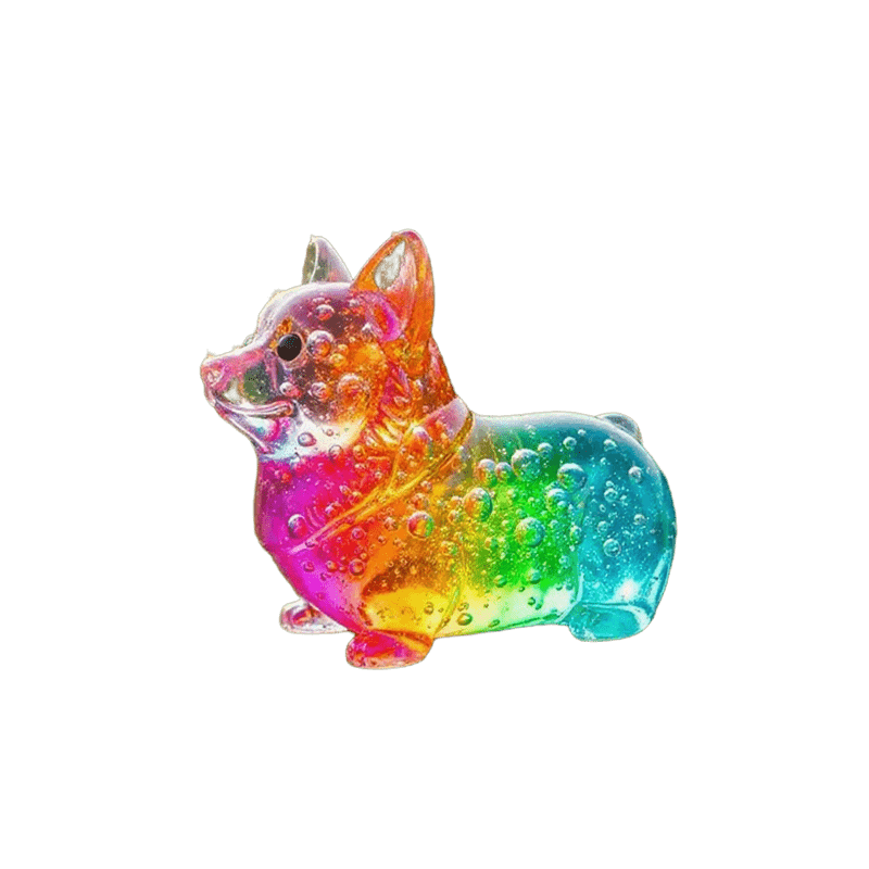 SheremArt Regenbogen-Blasenwelpe