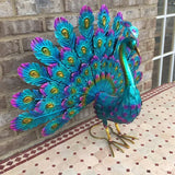 Sherem Peacock Statue Decor