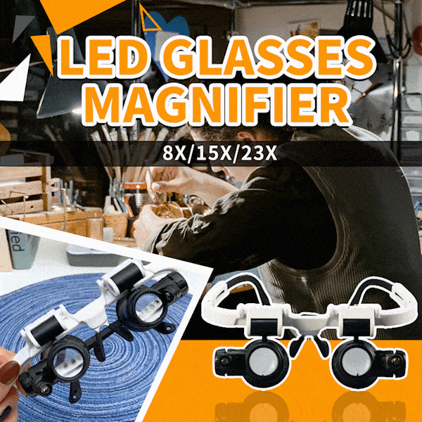 Loupe lunette LED Keilini