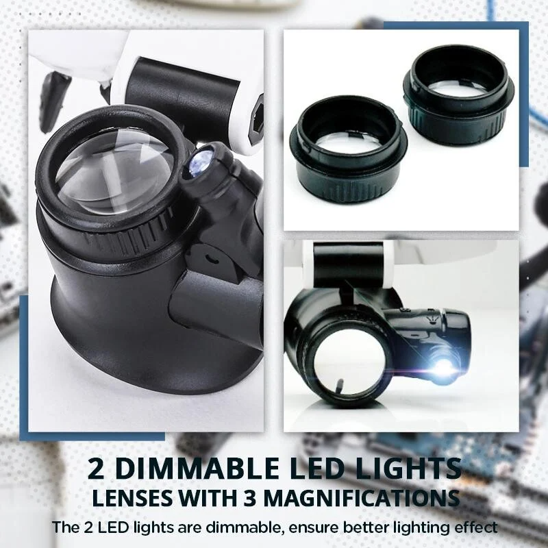 Loupe lunette LED Keilini