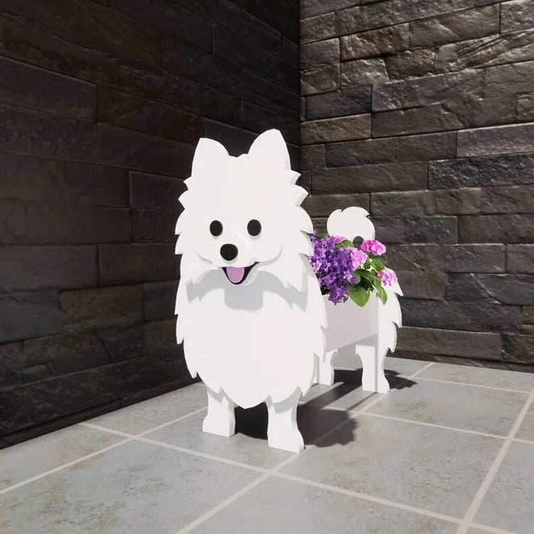 Garten-Hunde-Pflanztopf