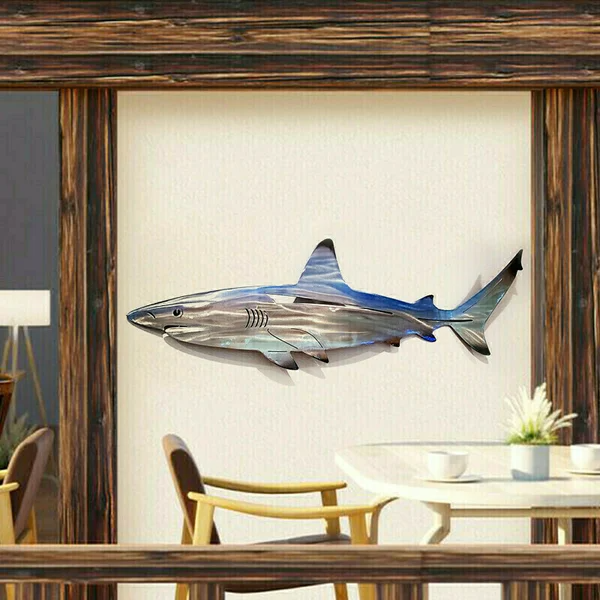 🦈 Hai Metallkunst Wanddekoration