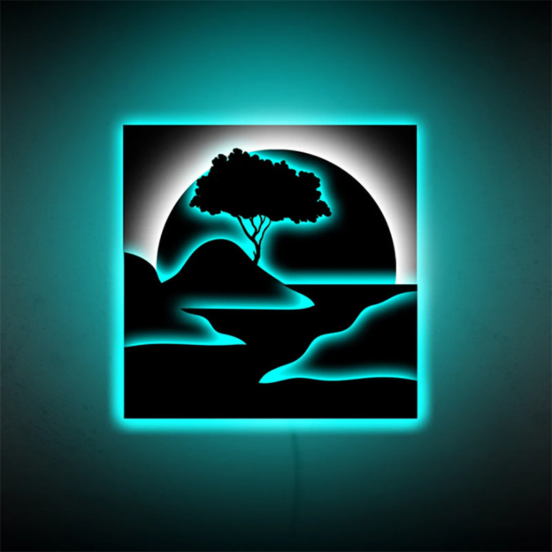 Mond-Neonreklame