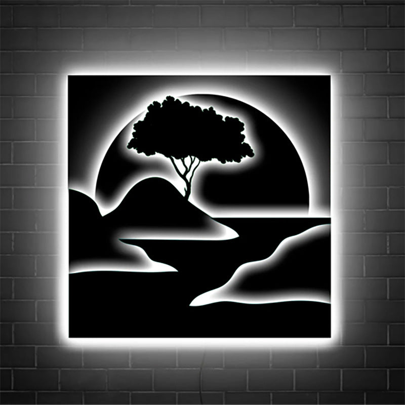 Mond-Neonreklame