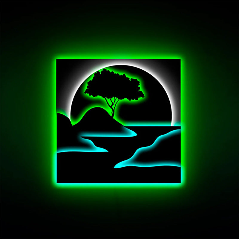 Mond-Neonreklame