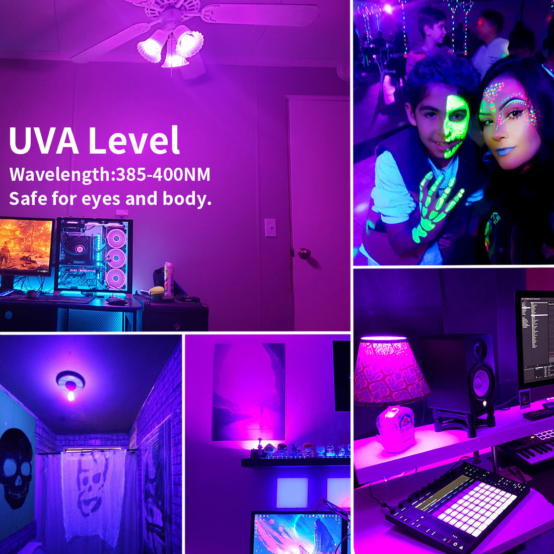 Ampoule UV LED lumière noire
