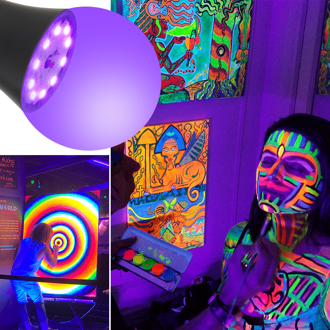 Ampoule UV LED lumière noire