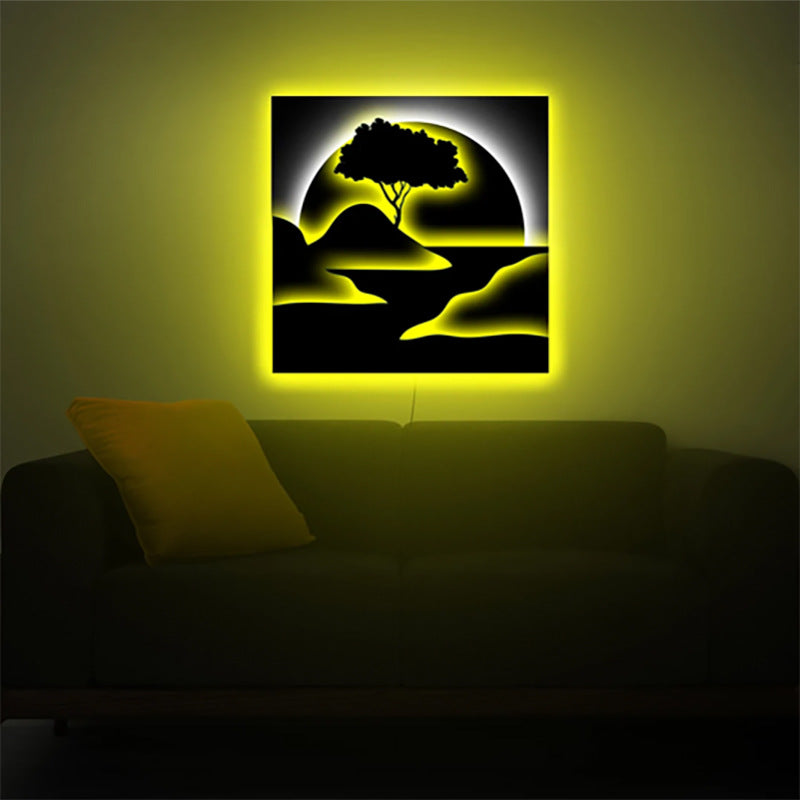 Mond-Neonreklame