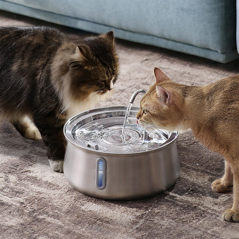 PetsBoro Stainless Cat Water Fountain