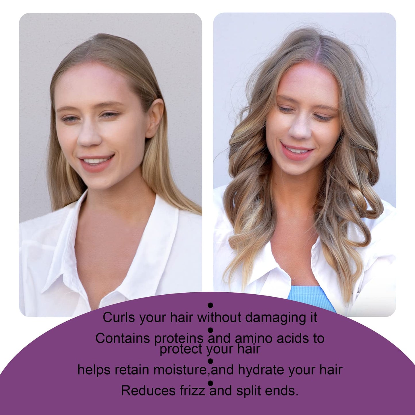 Heatless Curling Rod Headband