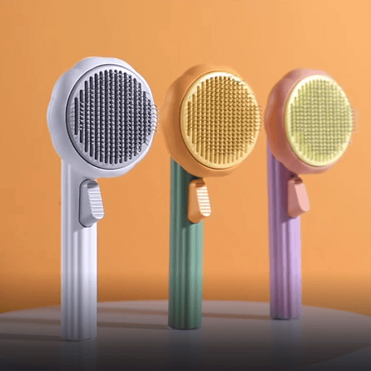 Kürbisförmige Tierhaarbürste