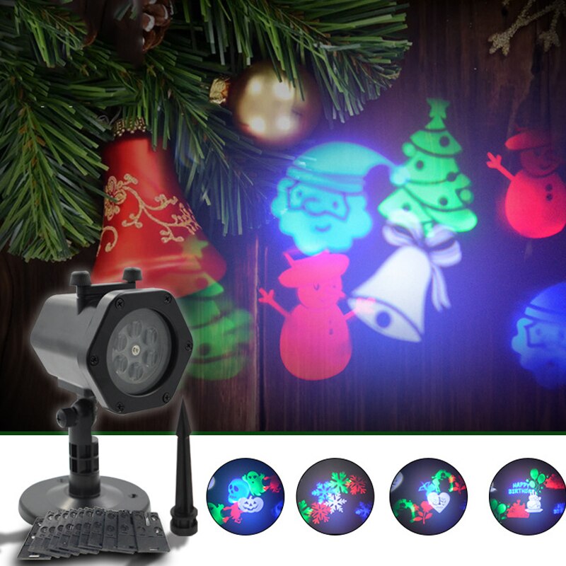 Projecteur extérieur à LED avec 12 motifs