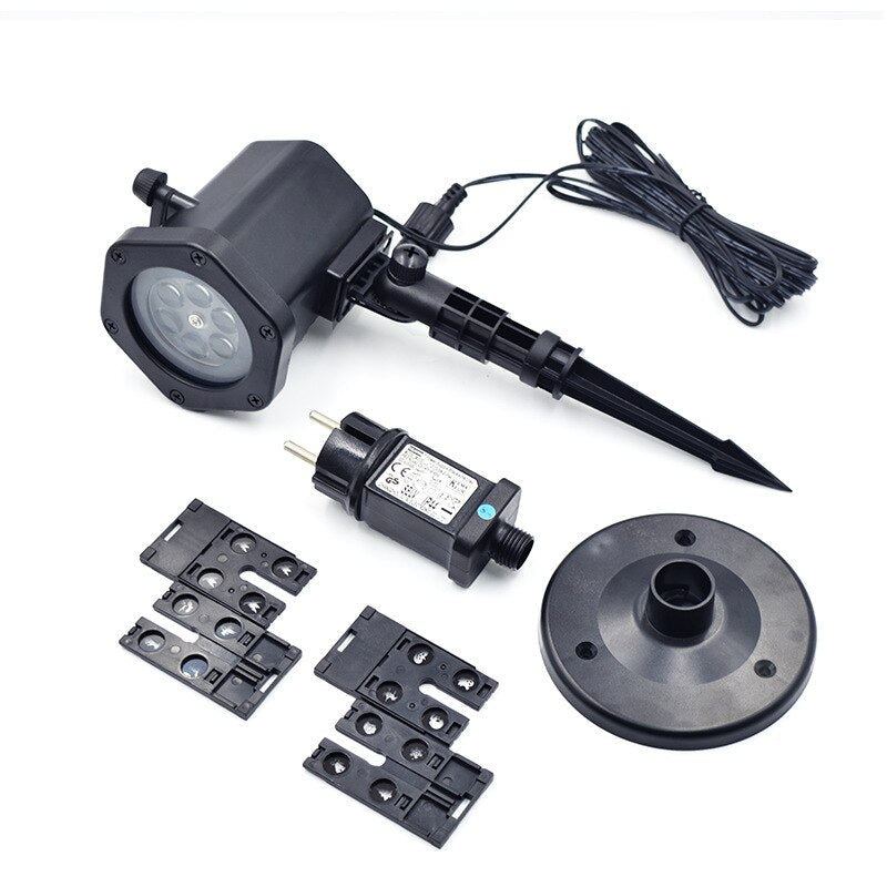 Projecteur extérieur à LED avec 12 motifs