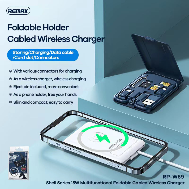 Remax Rp-w59 Shell Series 15w Multifunctional Charger