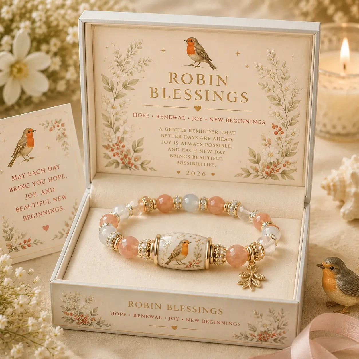 🌿 Love, Peace & Spring Blessings 💖 | 2026 Limited Edition Bracelet