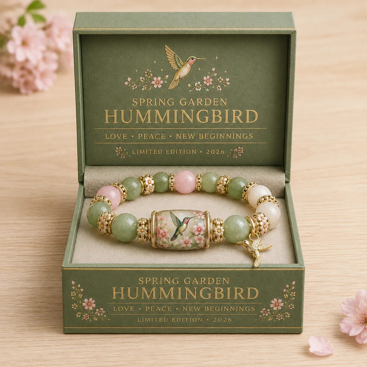 🌿 Love, Peace & Spring Blessings 💖 | 2026 Limited Edition Bracelet