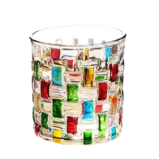 Cumuul Mosaic Glow Whiskey Glass