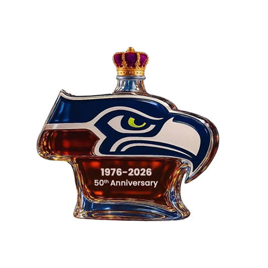 Seattle Seahawks 50. Jubiläums-Whiskyflasche