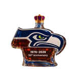 Seattle Seahawks 50th Anniversary Whiskey Bottle