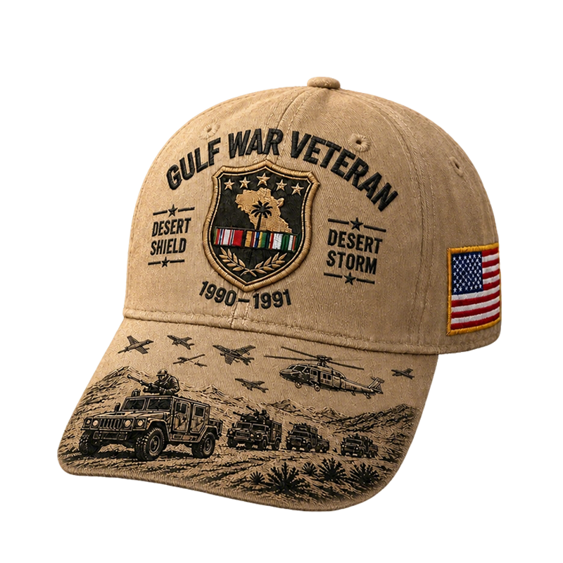 Casquette hommage aux vétérans de la guerre du Golfe d'Esslyn