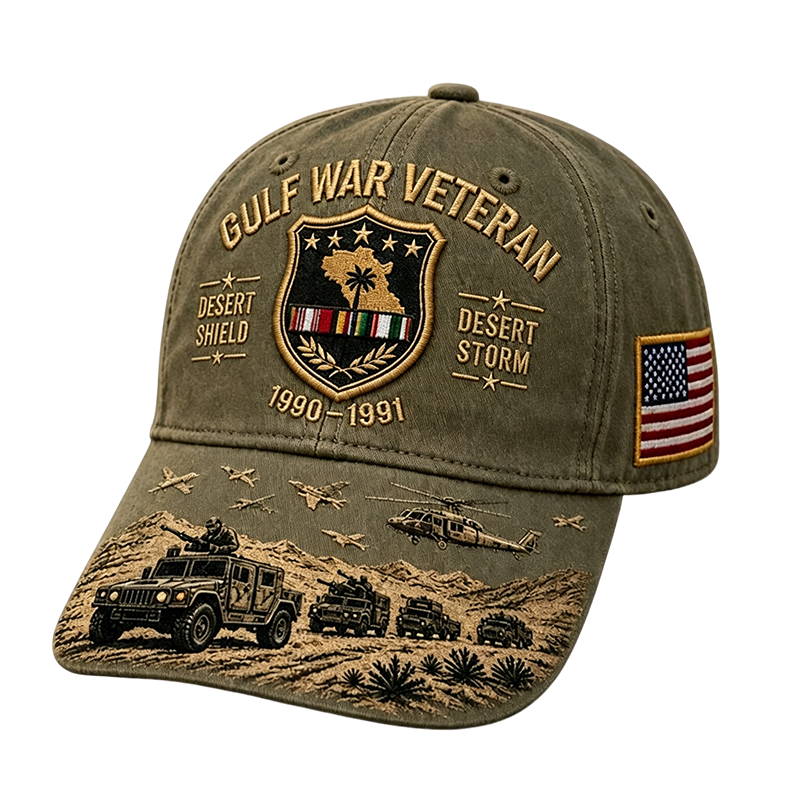 Casquette hommage aux vétérans de la guerre du Golfe d'Esslyn